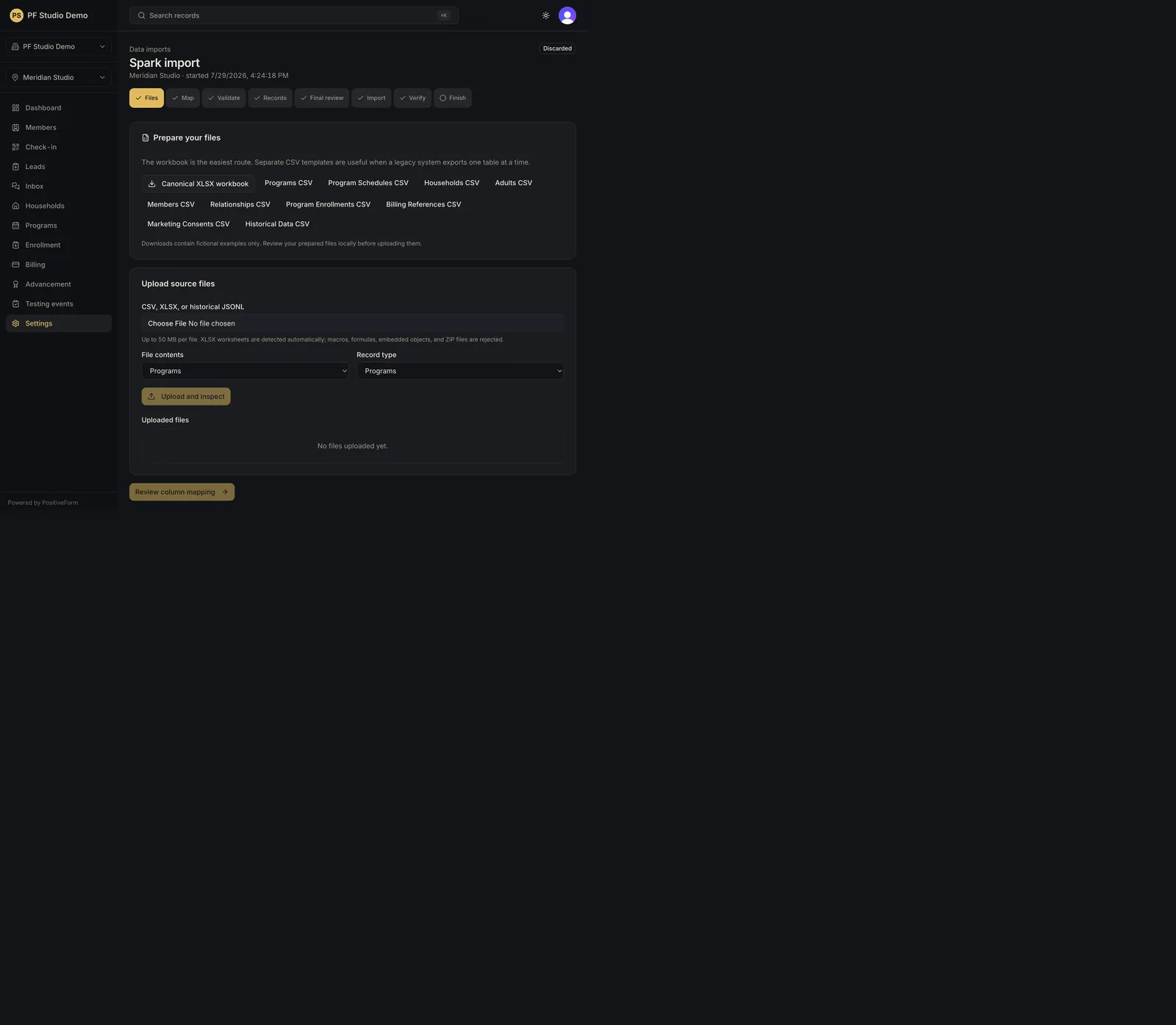 After discard control